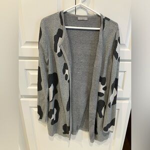 Evolution by Cyrus long leopard print sweater
